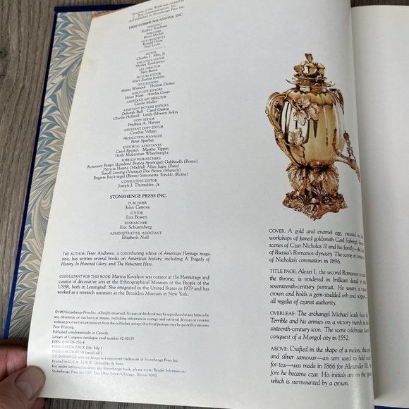 Rulers Of Russia -Treasures of the World Stonehenge Press 1983 with foldouts - Picture 11 of 14